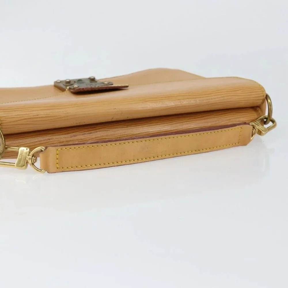 LOUIS VUITTON Epi Biface Hand Bag 2way Beige